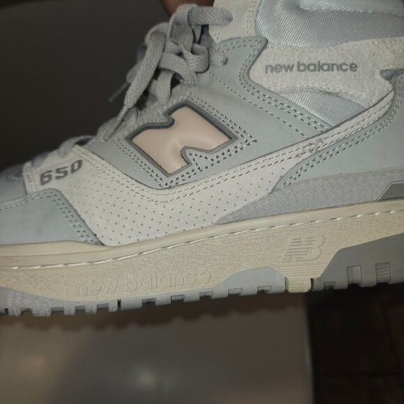 New Balance 650 Men's Grey and Blue Trainers - Picture 4 of 7